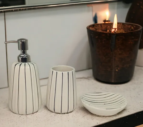 Ceramic_Bathroom_Accessories_Set_For_Utility_And_Bathroom_Decor_|_Liquid_Soap_Dispenser,_Soap_Tray,_Toothbrush_Holder_Hand_Crafted_Classy/Elegant_White