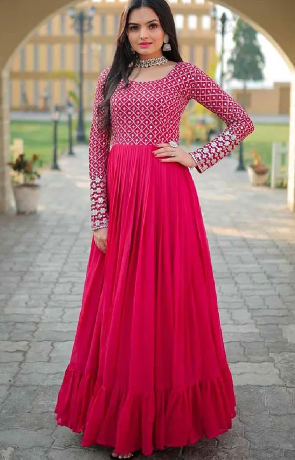 Pink_Anarkali_Gown_For_Women