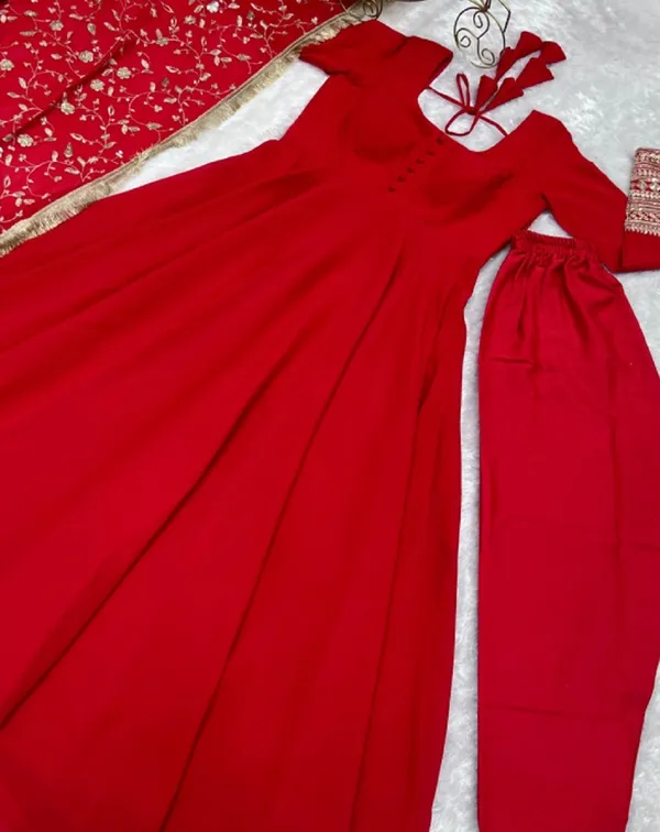 Red_Women_Kurta_Pant_Dupatta_Set
