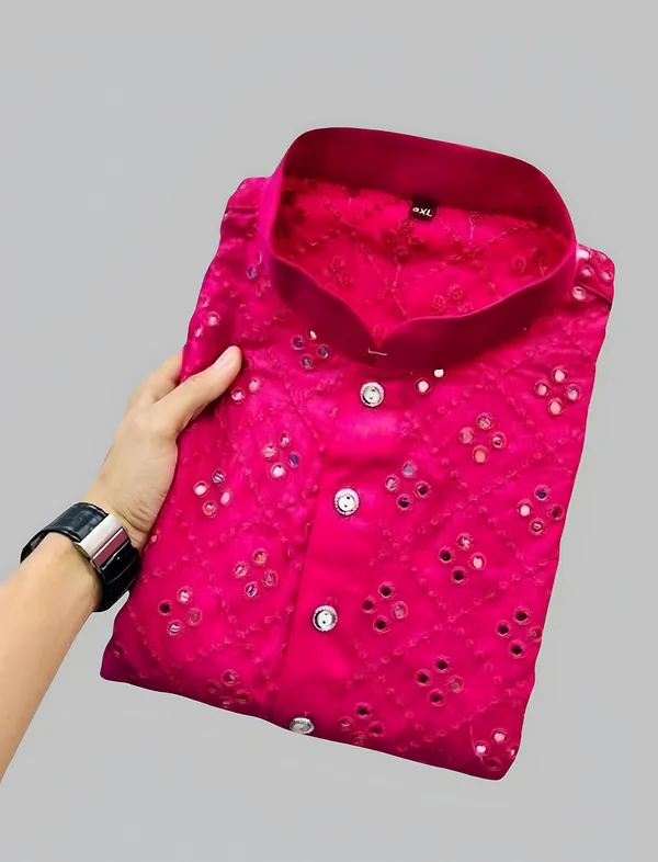 Pink_Men_Embroidered_A-Line_Kurta