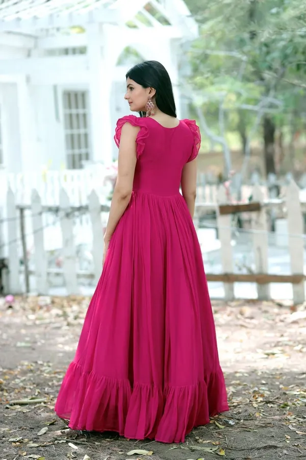 FOXDX_Pink_Women_Embroidered_Flared_Kurta