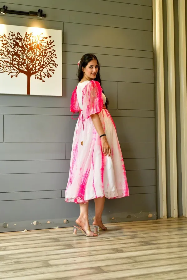 FOXDX_Pink_Women_Printed_Flared_Kurta