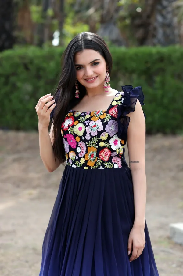 FOXDX_Dark_Blue_Women_Embroidered_Anarkali_Gown_Kurta