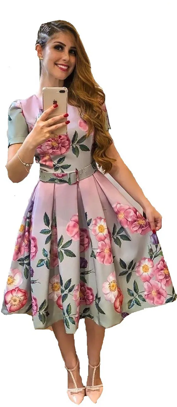 FOXDX_Pink_Women_Satin_Fit_And_Flare_Dress
