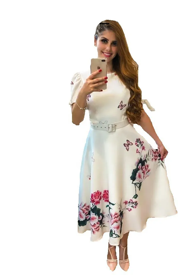 FOXDX_White_Women_Satin_Fit_And_Flare_Dress