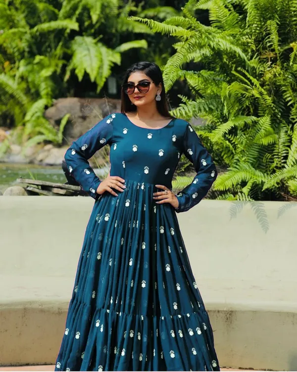 FOXDX_Multicolor_Women_Printed_Flared_Kurta