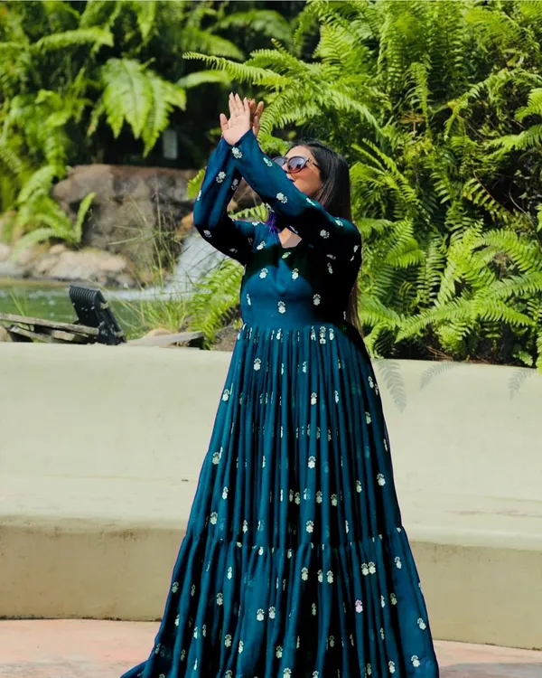 FOXDX_Multicolor_Women_Printed_Flared_Kurta