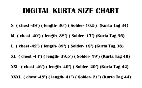 FOXDX_Trendy_Digital_Printed_Kurta_Men'S_Magic_Fabric_Only_Kurta