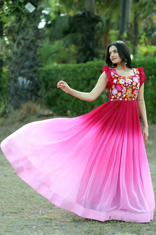 FOXDX_Pink_Women_Embroidered_Anarkali_Gown_Kurta