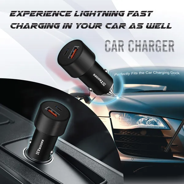 TROOPS_Black_Mobile_Car_Charger_With_Dual_USB