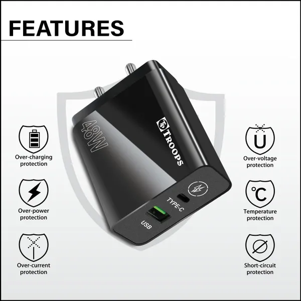 TROOPS_Black_Mobile_Battery_Wall_Charger