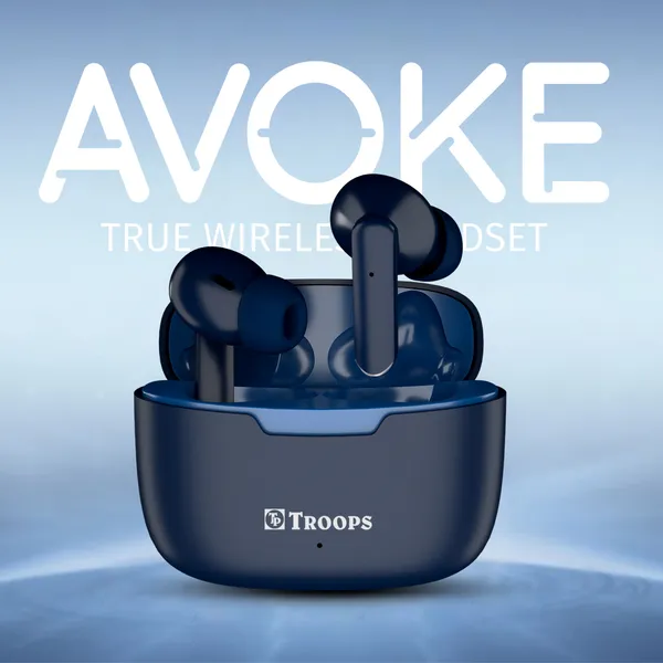 TP_TROOPS_Truly_Wireless_Earbuds_with_32Hr_Playtime,Quad_Mic_with_ENC,Low_Latency,_BT_v5.0_Bluetooth_Headset__(Blue,_True_Wireless)Be_the_first_to_Review_this_product