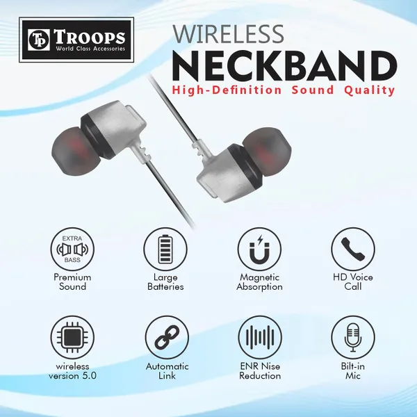 TROOPS_Wireless_in_Ear_Bluetooth_Magnetic_Earbuds_Neckband_with_ENC_Mic,_32H_Playtime,(10Mins=15Hrs_Playtime)_Made_in_India,Drivers_Ear_Phones