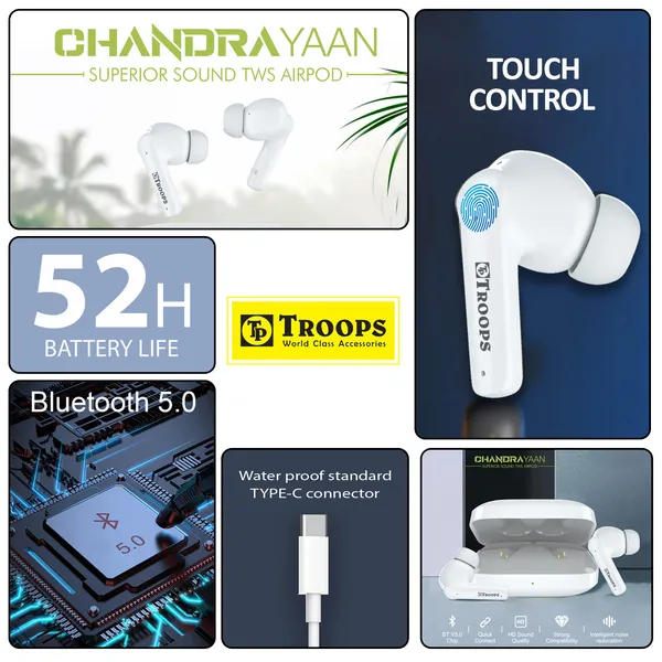TROOPS_Buds_Truly_Wireless_Earbuds_52H_Playtime,_Quad_Mic_with_ENC,10mm,BTv5.0_Bluetooth_Gaming_Headset__(White,_True_Wireless)