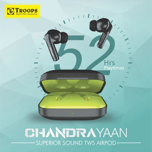 TROOPS_Buds_Truly_Wireless_Earbuds_52H_Playtime,_Quad_Mic_with_ENC,10mm,BTv5.0_Bluetooth_Headset__(Black,_True_Wireless)