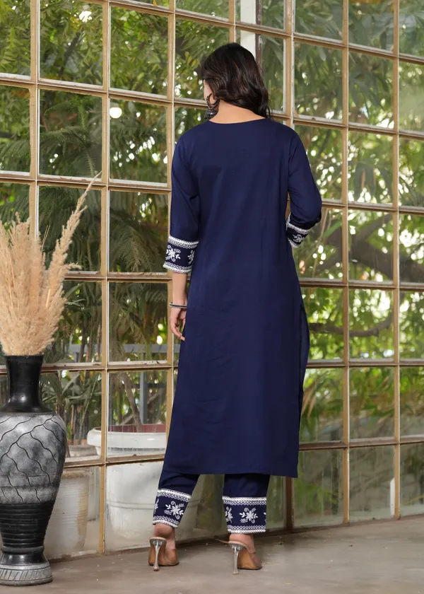 Blue_Viscose_Rayon_Embroidered_Ethnic_Set_For_Women