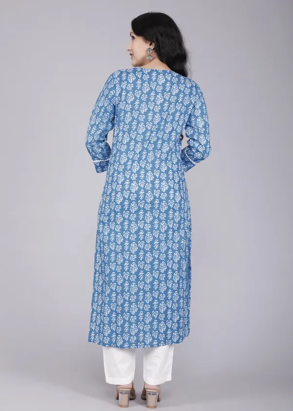 Blue_Viscose_Rayon_Embroidered_Ethnic_Set_For_Women