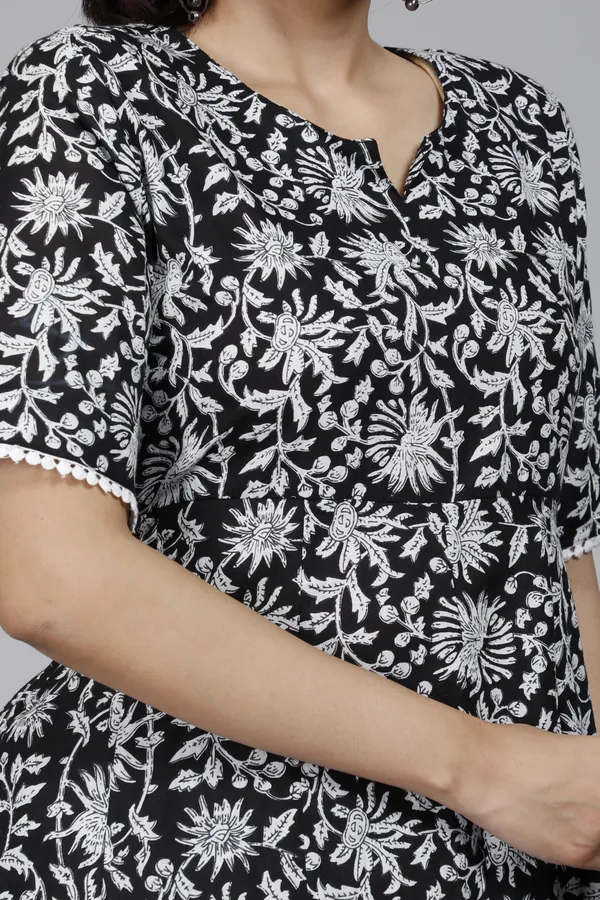 Black_&__&_Grey_Cotton_Rayon_Printed_Ethnic_Set_For_Women
