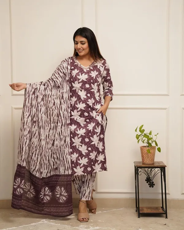 Brown_&__&_Beige_Viscose_Rayon_Printed_Ethnic_Set_For_Women