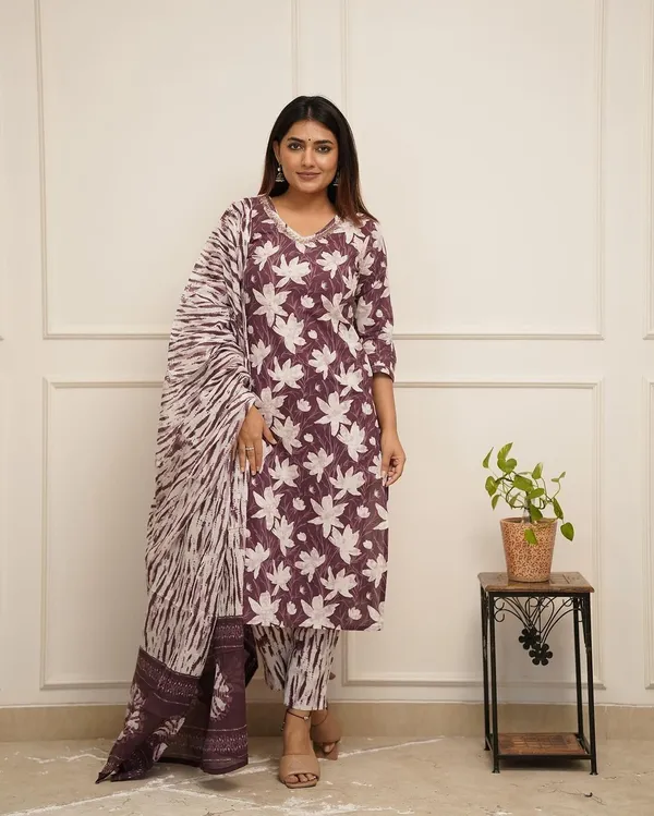 Brown_&__&_Beige_Viscose_Rayon_Printed_Ethnic_Set_For_Women