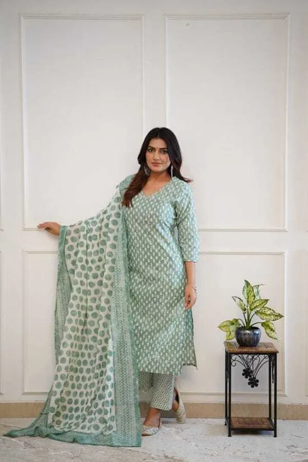 Light_Green_Viscose_Rayon_Printed_Ethnic_Set_For_Women