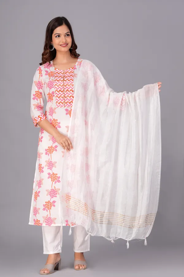 Pink_Viscose_Rayon_Floral_Print_Ethnic_Set_For_Women