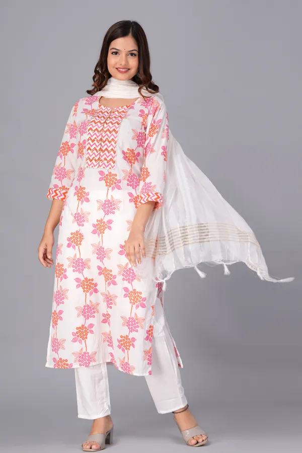 Pink_Viscose_Rayon_Floral_Print_Ethnic_Set_For_Women