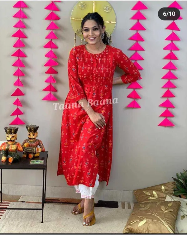 Yellow_Pure_Cotton_Embroidered_Ethnic_Set_For_Women