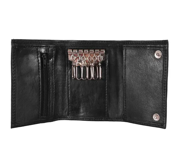 Black__Genuine_Leather_Key_Holder_Wallet_For_Men/Women