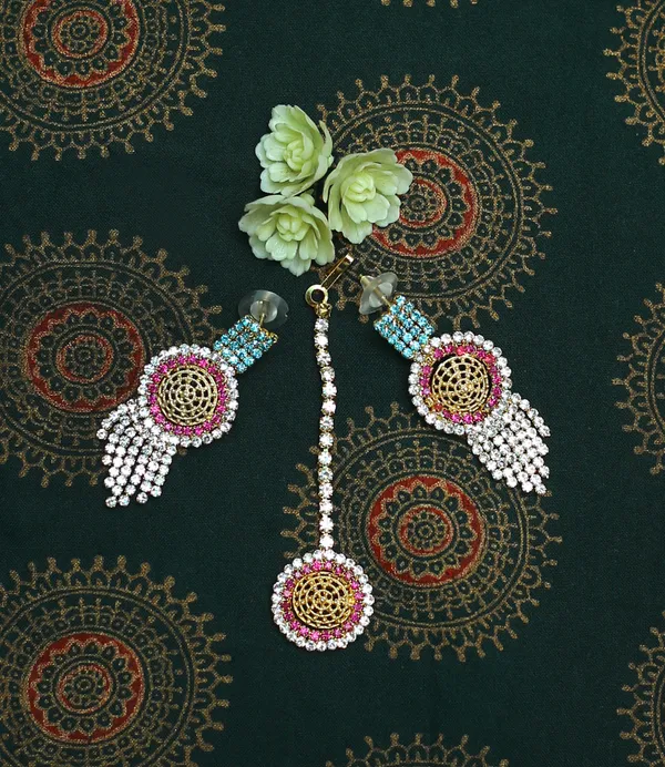 Latest_Traditional_Gold/Silver_Plated_Pearl_Beaded_Necklace_Jewellery_Set_for_Women/Girls