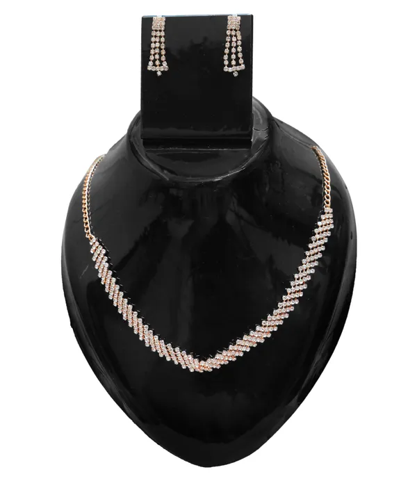 Latest_Traditional_Gold/Silver_Plated_Pearl_Beaded_Necklace_Jewellery_Set_for_Women/Girls