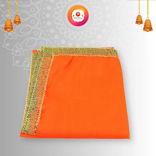 Orange_Silk_Satin_Altar_Cloth_for_God_Pooja_Table,_Goddess_Chowki_Aasan,_Temple,_Mandir_and_Puja_Ghar__(_1_Meter