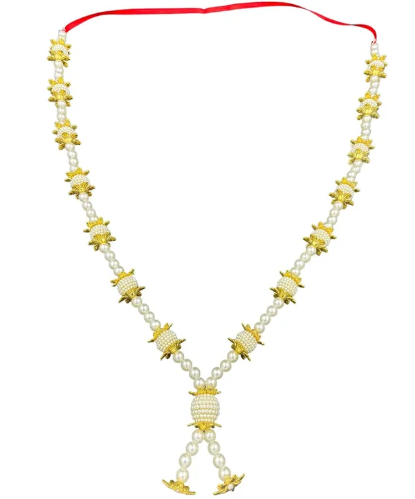 Artificial_Golden_White_Pearl_Moti_Beads_Mala_Garland_for_Photo_Frames,_God_Idols_and_Loved_Ones_(Model-3)_(Size:_22_Inch)
