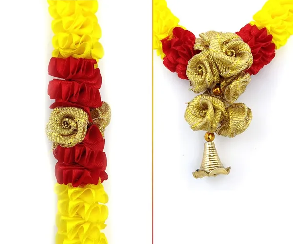 Designer_Artificial_Garland_Puja_Mala_for_Photo_Frames_&_God_|_Ribbon_Handmade_Garland_Artificial_Mala_for_Photo_Frame,_God,_Mandir_and_Temple_-_Pack_of_3_(16_Inch)