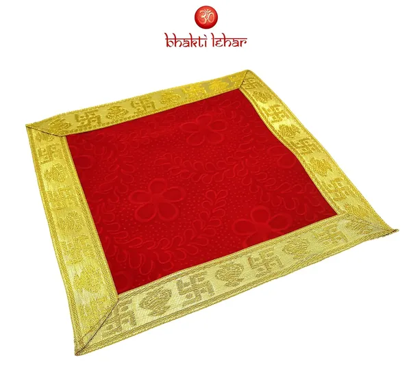 Super_Soft_Emboss_Velvet_Pooja_Aasan_Cloth/Floral_Design_Chowki_Aasan_Kapda_for_God_Idol_Sitting,_Puja_Mandir_and_Temple_-_Pack_of_1__(Size:_10_x_10_Inch)