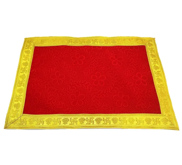 Long_Size_Super_Soft_Emboss_Velvet_Pooja_Aasan_Cloth/Floral_Design_Chowki_Aasan_Kapda_Mat_for_God_Idol_Sitting,_Puja_Mandir_Table_and_Temple_Shelf_-_Pack_of_1__(16_x_28_Inch)