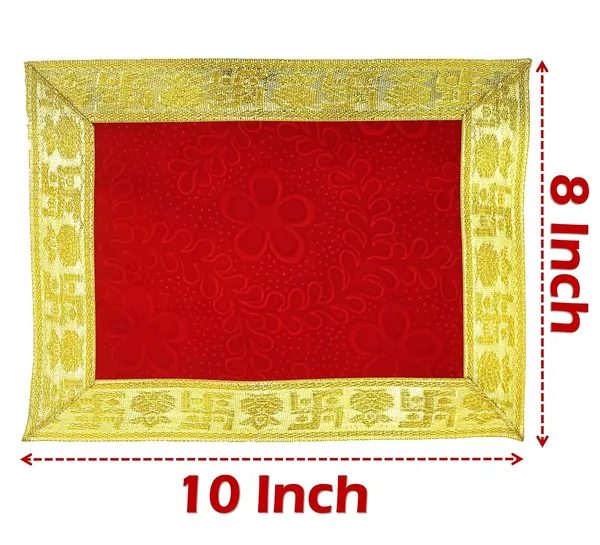 Floral_Design_Super_Soft_Emboss_Velvet_Pooja_Aasan_Cloth_/_Chowki_Aasan_Kapda_for_God_Idol_Sitting,_Puja_Mandir_and_Temple_(Pack_of_3)_(_Size:_8_x_10_Inch)