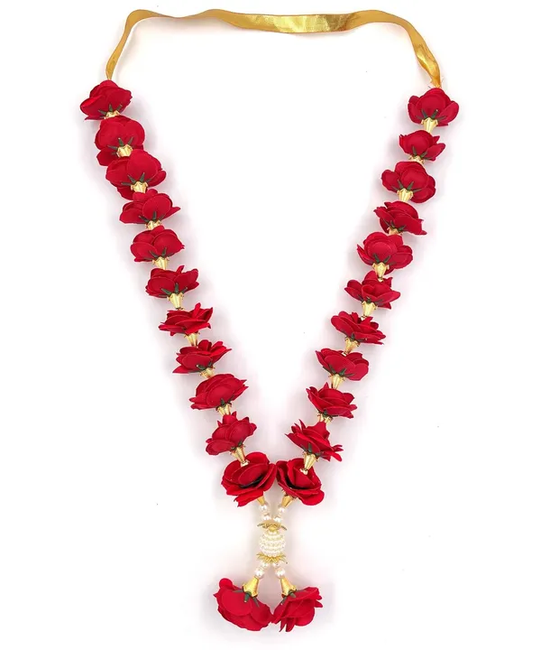 Premium_Range_Of_Pooja_Accessories__(Size:_16_Inch)_Velvet_Rose_Flower_Garland_for_Photo_Frame_and_God_Idol_|_Artificial_Pearl_Moti_Gulab_Mala_Haar
