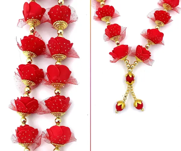 Artificial_Red_Foam_Rose_Flower_Garland_for_Photo_Frame_and_God_Idol/Pearl_Moti_Gulab_Mala_Haar_for_Loved_Ones__(Size:_16_Inch)