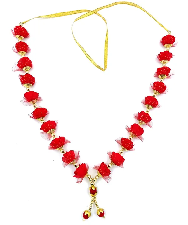 Artificial_Red_Foam_Rose_Flower_Garland_for_Photo_Frame_and_God_Idol/Pearl_Moti_Gulab_Mala_Haar_for_Loved_Ones__(Size:_16_Inch)