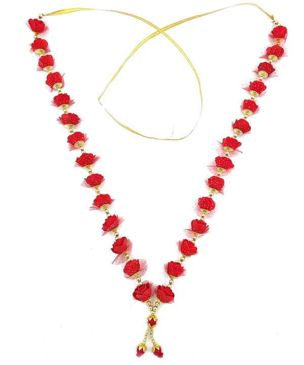 Red_Artificial_Foam_Rose_Flower_Garland_for_Photo_Frame_and_God_Idol/Pearl_Moti_Gulab_Mala_Haar_for_Loved_Ones__(Size:_24_Inch)