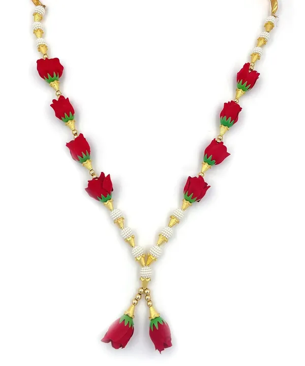 Velvet_Red_Rose_Moti_Garland_for_Photo_Frame_|_Hand-made_Gulab_Flower_Garland_Mala_for_God_Idols__(Size:_16_Inch)