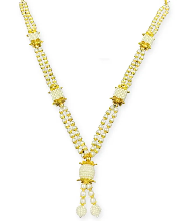 Artificial_Pink_White_&_Golden_Pearl_Bead_Stone_Moti_Mala_Garland_for_Photo_Frames,_God_Idols_Murti_and_Loved_Ones__(Size:_16_Inch)