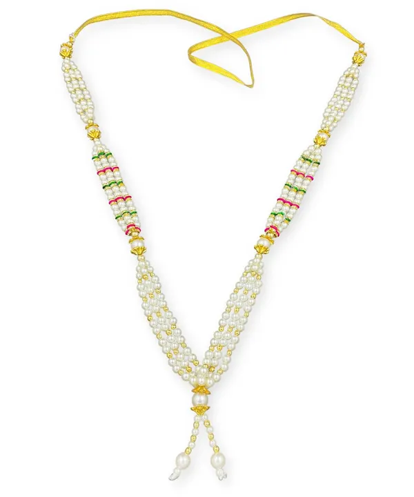 Artificial_Heavy_Triple_Layer_White_Pearl_Moti_Beads_Mala_Garland_for_Photo_Frames,_God_Idols_and_Loved_Ones__(Size:_22_Inch)