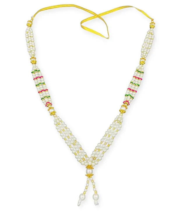 Artificial_Heavy_Triple_Layer_White_Pearl_Moti_Beads_Mala_Garland_for_Photo_Frames,_God_Idols_and_Loved_Ones__(Size:_22_Inch)