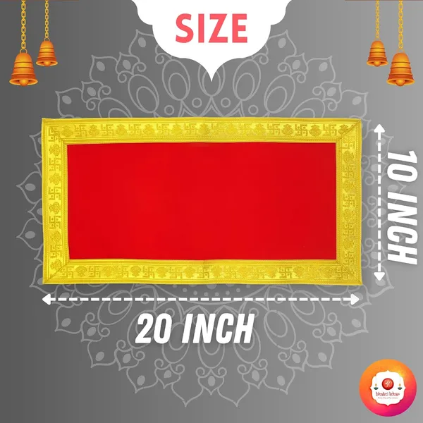 Long_Red_&_Velvet_Pooja_Aasan_Cloth/Chowki_Aasan_Kapda/Plain_Altar_Cloth_for_Puja_Mandir_and_Temple_-_Pack_of_3__(10_x_20_Inch)
