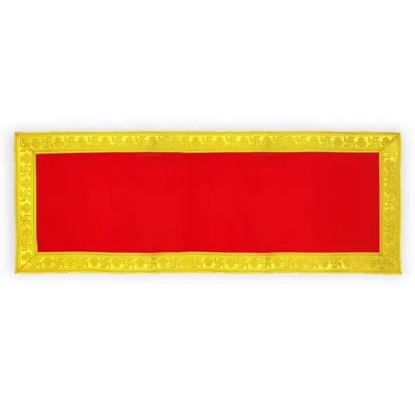 Long_Length_Red_&_Velvet_Pooja_Aasan_Cloth/Chowki_Aasan_Kapda/Big_Size_Plain_Altar_Cloth_for_Home_Mandir,_Temple_and_Pooja_Ghar_-_Pack_of_1__(10_x_30_Inch)