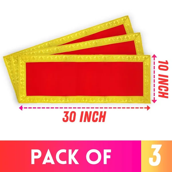 Long_Length_Red_&_Velvet_Pooja_Aasan_Cloth/Chowki_Aasan_Kapda/Big_Size_Plain_Altar_Cloth_for_Home_Mandir,_Temple_and_Pooja_Ghar_-_Pack_of_3__(10_x_30_Inch)