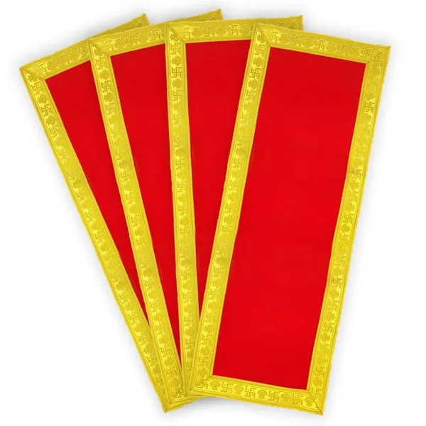 Long_Length_Red_&_Velvet_Pooja_Aasan_Cloth/Chowki_Aasan_Kapda/Big_Size_Plain_Altar_Cloth_for_Home_Mandir,_Temple_and_Pooja_Ghar_-_Pack_of_4__(10_x_30_Inch)