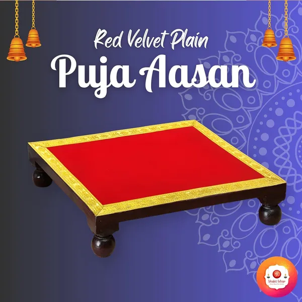Premium_Plain_Red_&_Velvet_Pooja_Aasan_Cloth/Chowki_Aasan_Kapda/Altar_Cloth_for_Puja_Mandir_and_Temple_-_Pack_of_4__(_9_x_13_Inch